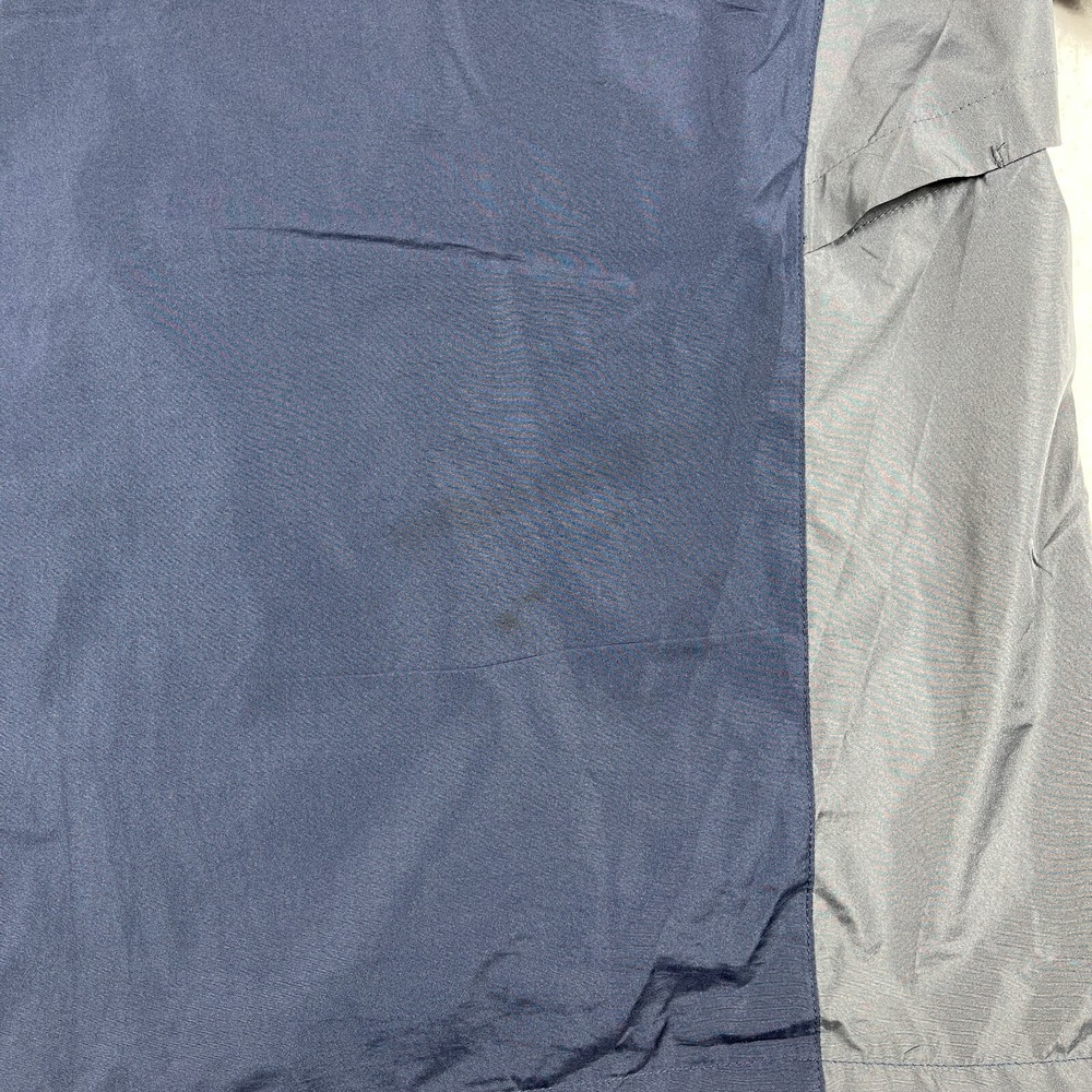 BG Jacket Mens XXL Blue Gray Full‎ Zip Vented Windbreaker Automotive Mechanic - Picture 7 of 16